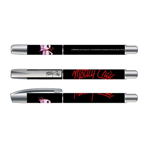 Motley Crue Masks Logo Gel Pen Merch Church Merthyr