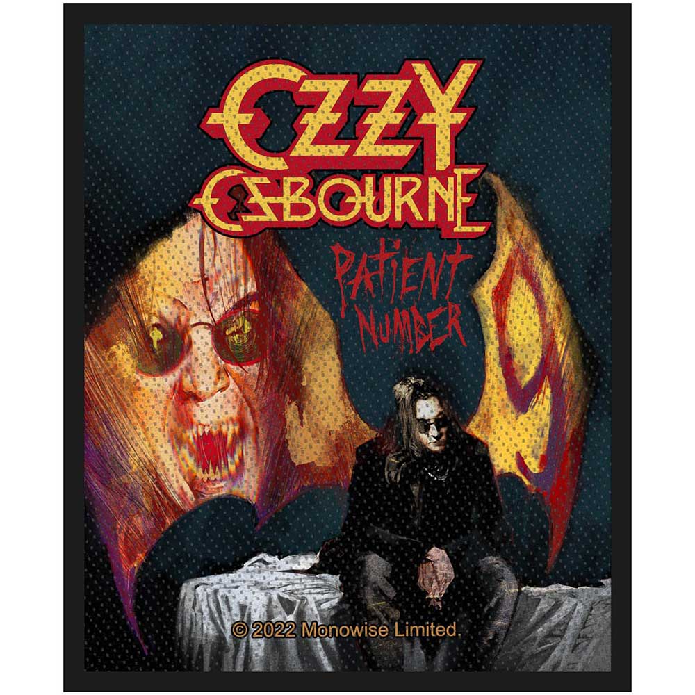Ozzy Osbourne - Patient 9 Patch Merch Church Merthyr