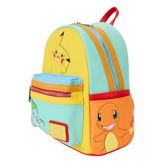 Pokemon Colour Block Mini Backpack By Loungefly