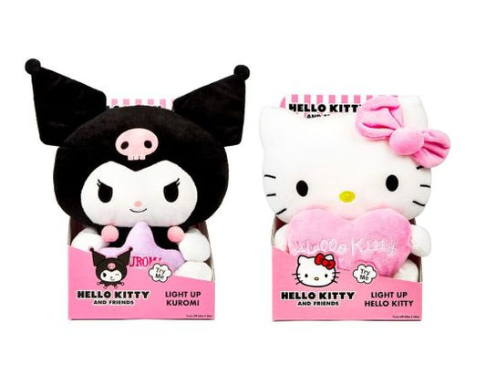 HELLO KITTY/ KUROMI LIGHT UP PLUSH