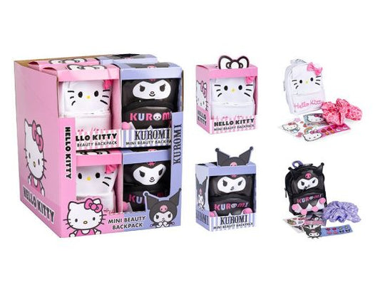 HELLO KITTY / KUROMI MINI BEAUTY BACKPACKS