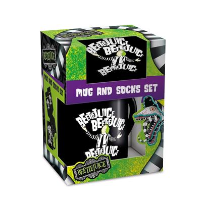 Beetlejuice Mug and Socks Set