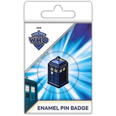 Doctor Who - Tardis Enamel Pin Badge - Merch Church Merthyr