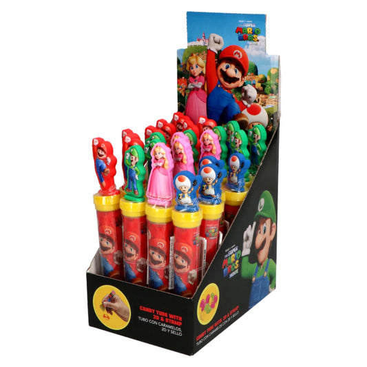 Mario Stamp Tube With Jellies (8g)