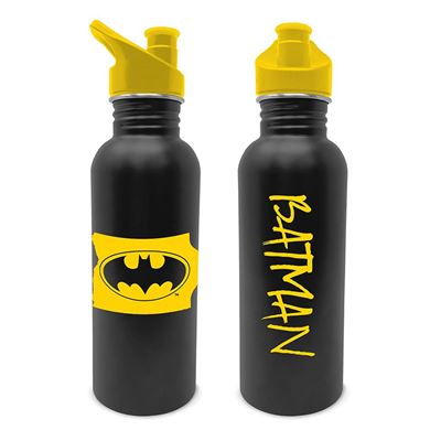 Batman - Yellow Bat Signal Metal Drinks Bottle