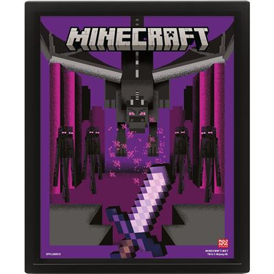 Minecraft - Dragon Lenticular Poster