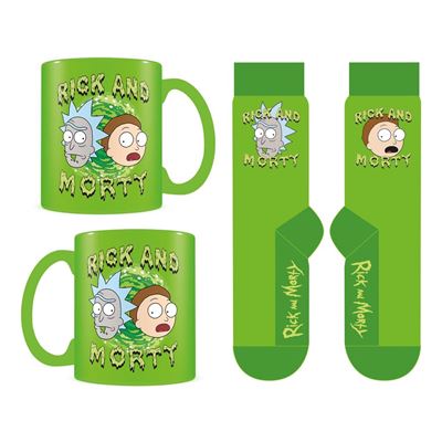 Rick & Morty Mug and Socks Set