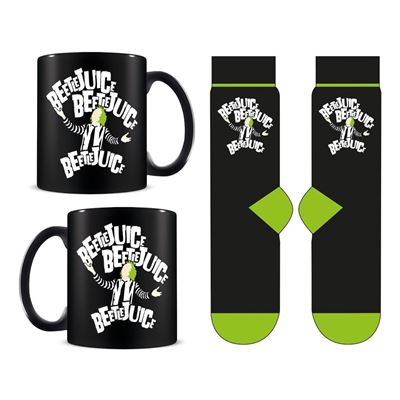 Beetlejuice Mug and Socks Set