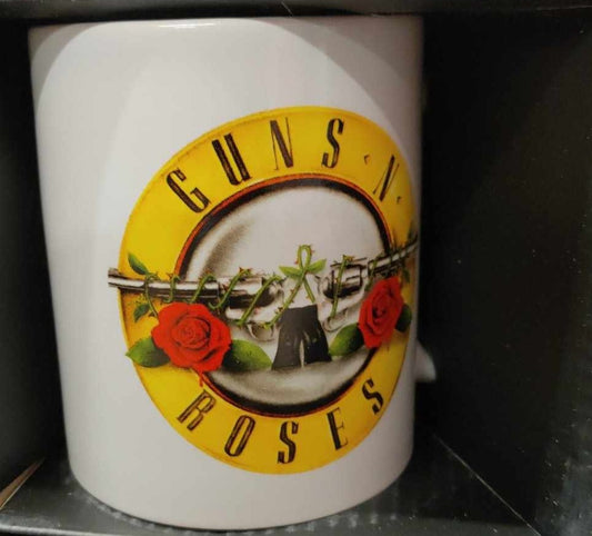 Guns N Roses - Classic Logo On White Mug