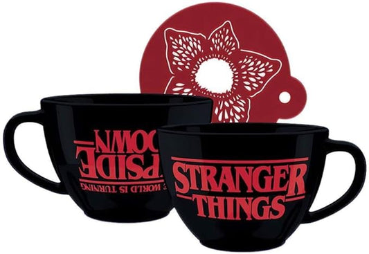 Stranger Things Cappuccino Mug With Stencil