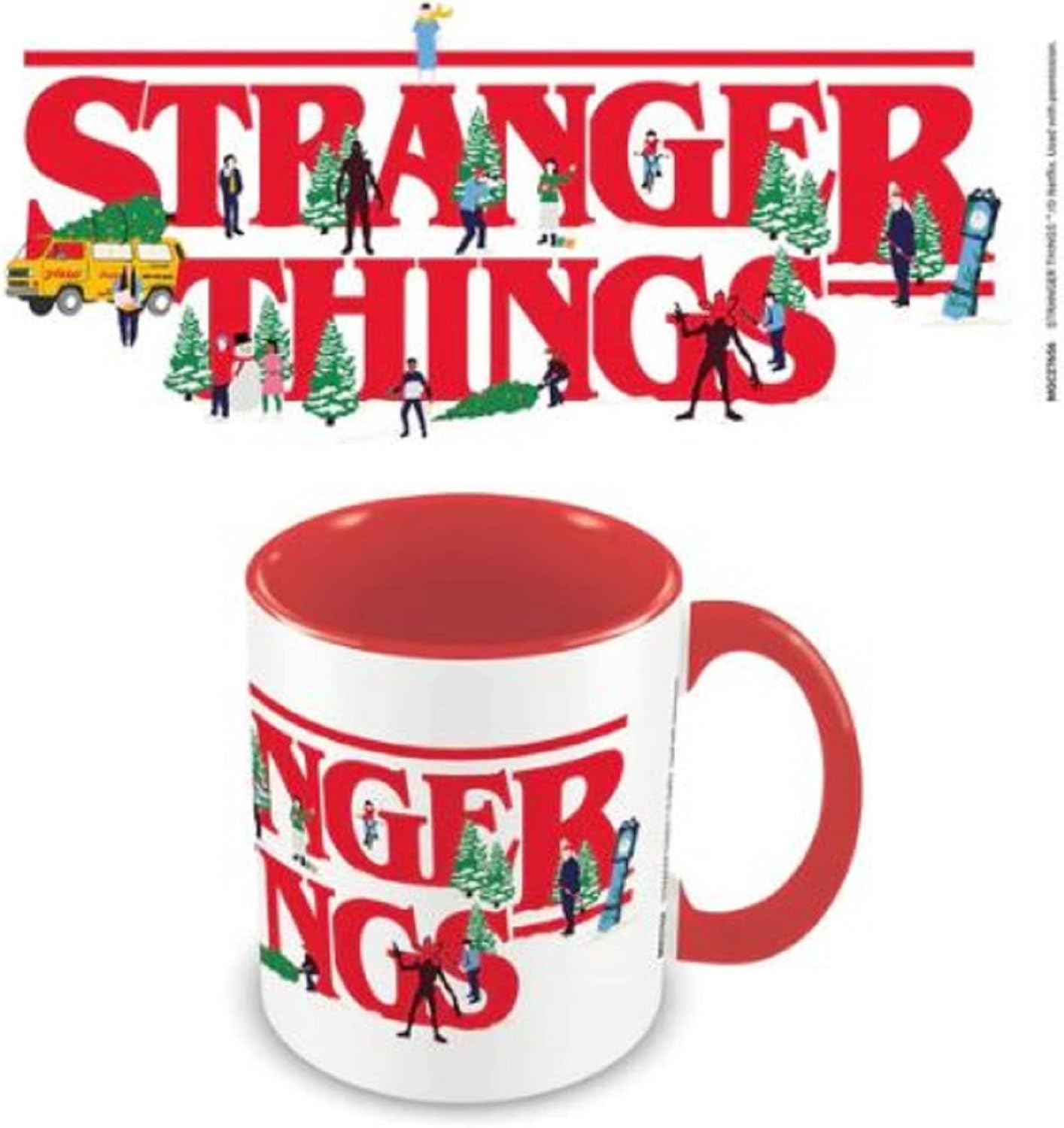 Stranger Things - Christmas Logo Mug