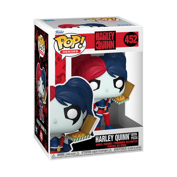 Pop Heroes - Harley Quinn - Harley Quinn With Pizza - #452