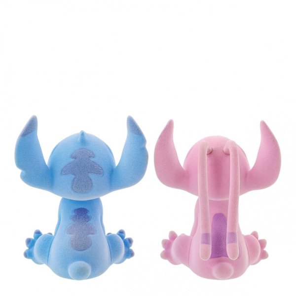 Stitch and Angel - Eskimo Kisses Flocked Mini Figure Set