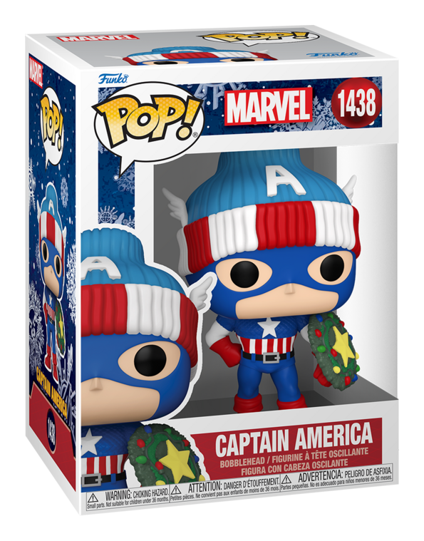 Pop Marvel - Captain America (Holiday) - #1438