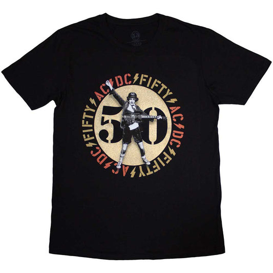 ACDC 50 Years - Gold Emblem Tee