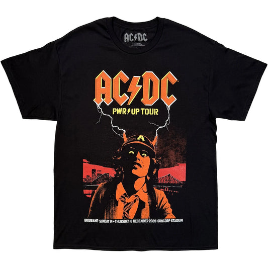 AC/DC Unisex T-Shirt: Brisbane (Black)