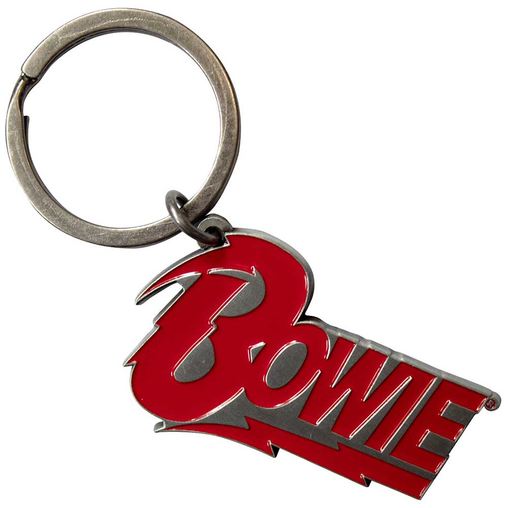 Bowie Metal Keyring