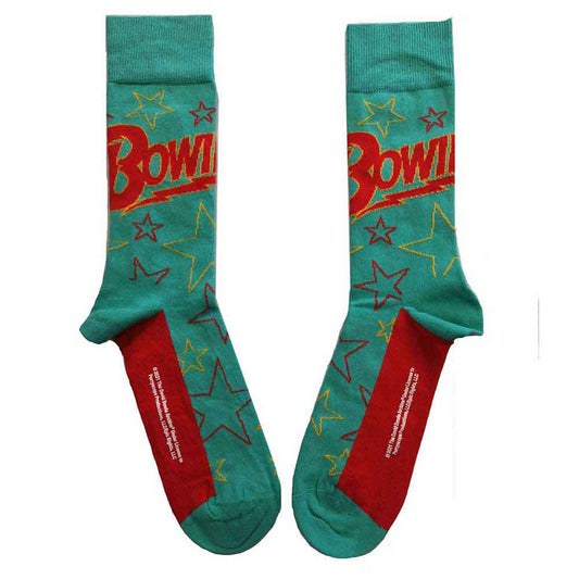 David Bowie - Stars Logo Socks