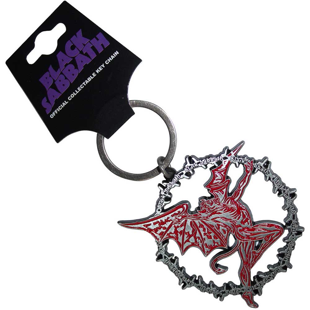 Black Sabbath "Daemon Ring" Metal Keyring