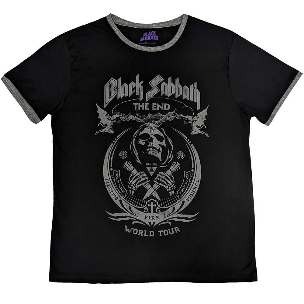 Black Sabbath - Mushroom Cloud Ringer Tee