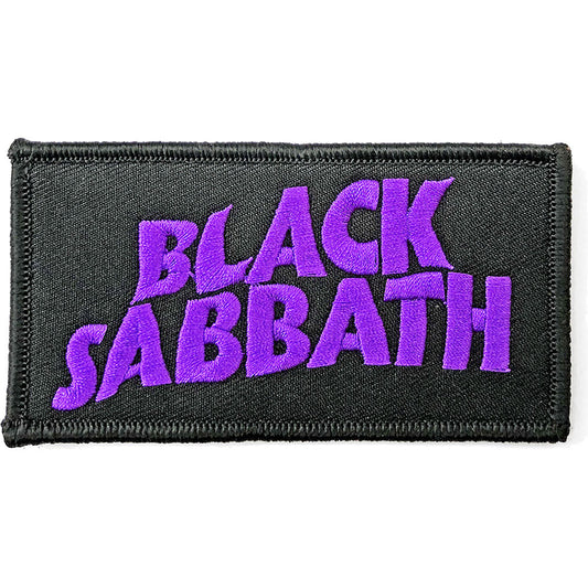 Black Sabbath - Classic Logo on Background Patch Merch Church Merthyr