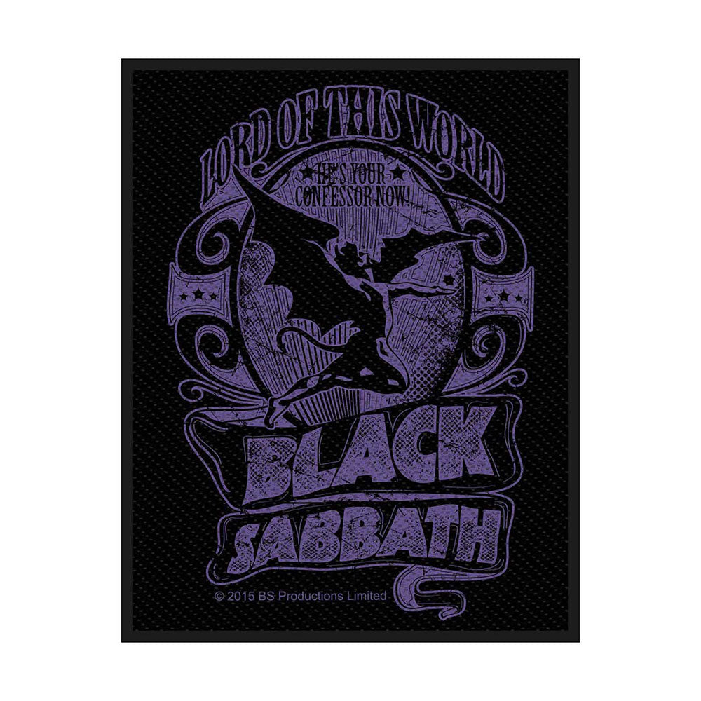 Black Sabbath - Lord Of This World Patch Merch Church Merthyr