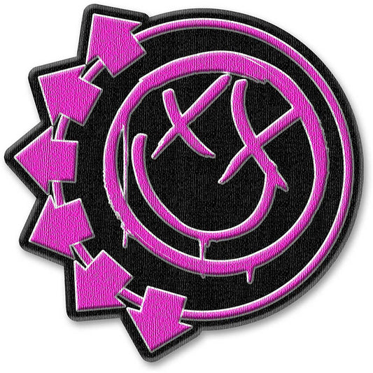 Blink 182 - Pink Neon Arrows Patch Merch Church Merthyr