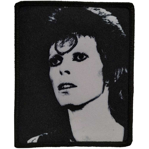 Bowie - Black and White Patch Merch Church Merthyr
