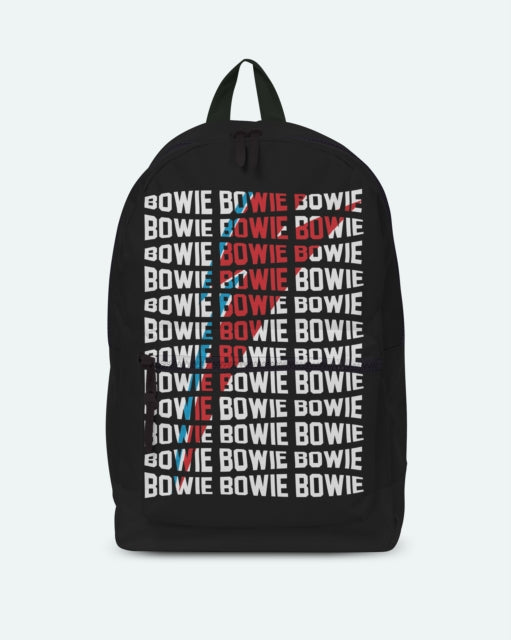 Bowie Warped Logo Backpack Merch Church Merthyr