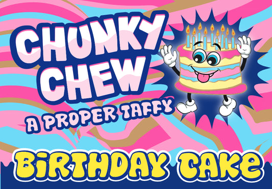 Chunky Chew Birthday Cake Taffy (100g)