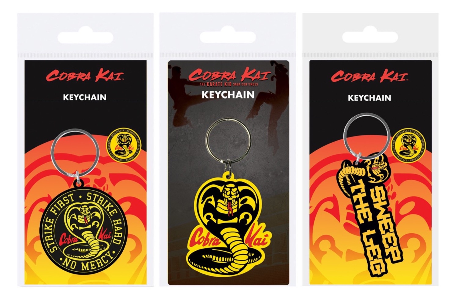 Cobra Kai Rubber Keyrings Merch Church Merthyr