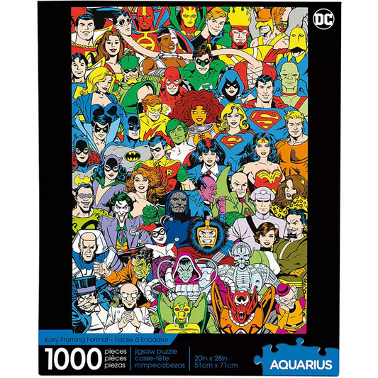 DC Comics Vintage Characters Puzzle (1000pc) Merch Church Merthyr