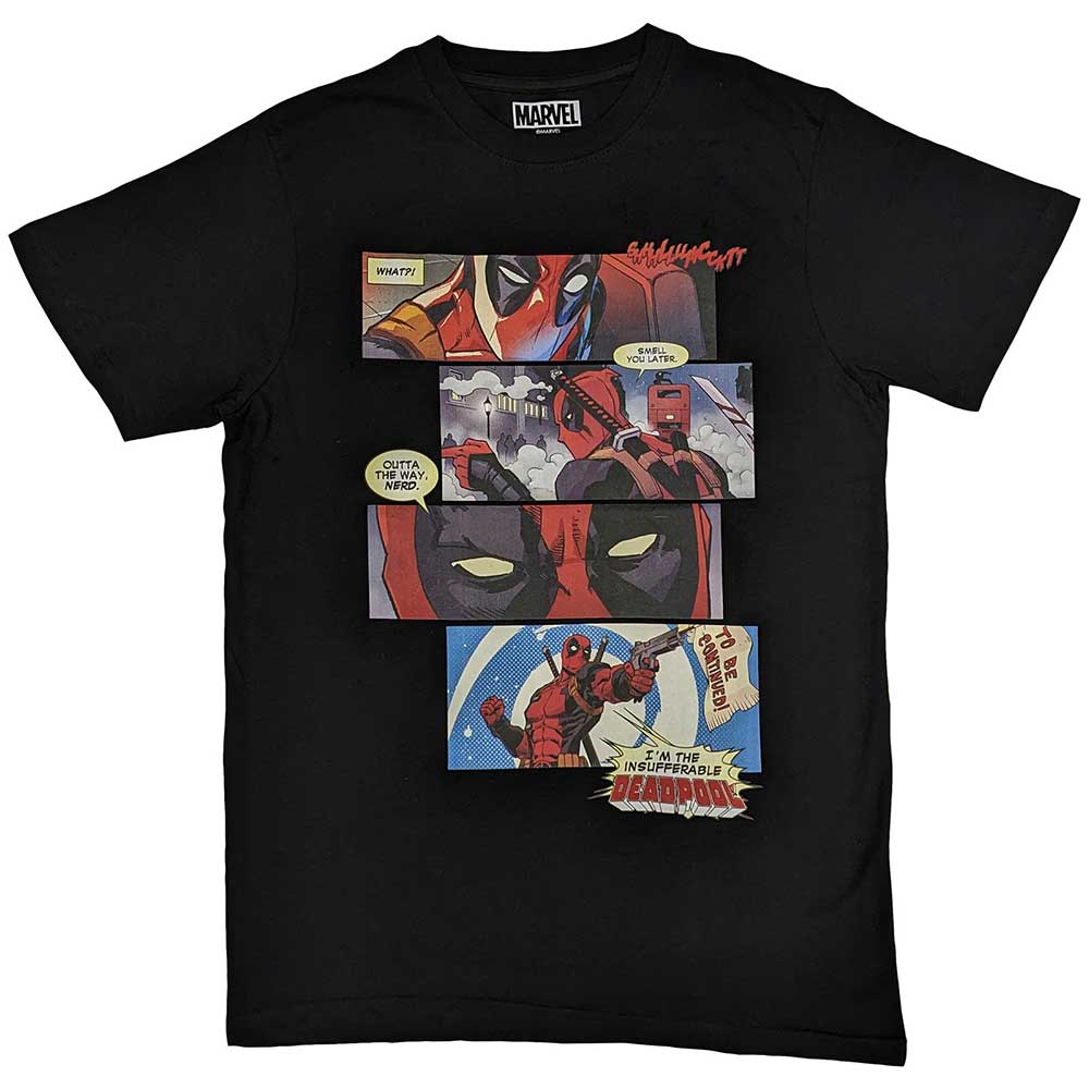 Deadpool - Comic Strips Tee