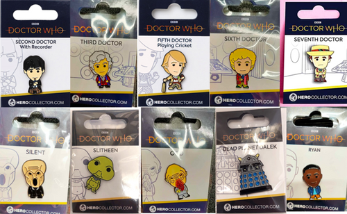 Doctor Who Enamel Pin Badges Merch Church Merthyr