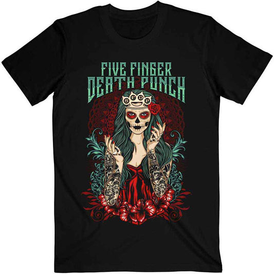 Five Finger Death Punch - Lady Muerta Tee