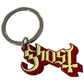 Ghost Red Logo Metal Keyring