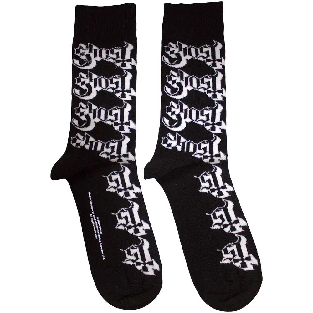 Ghost - Logo Pattern Socks