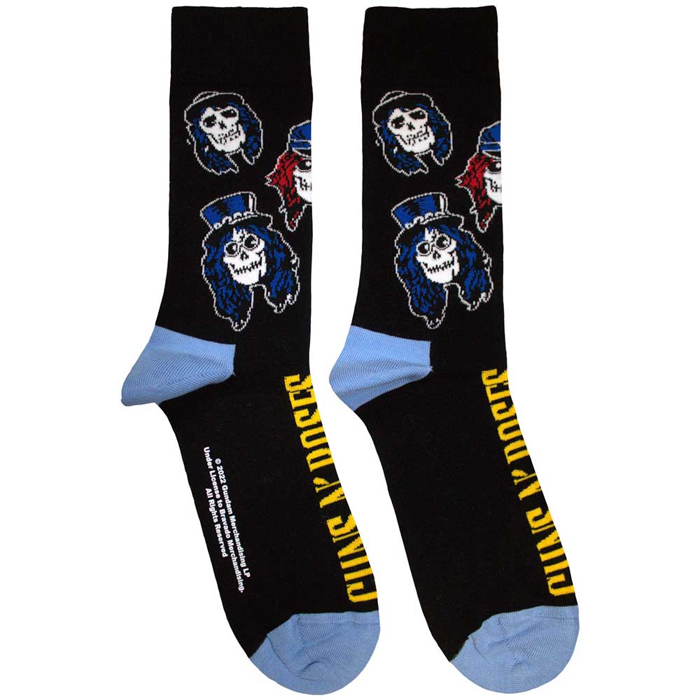 Guns N Roses - Skulls Band (Colour) Socks