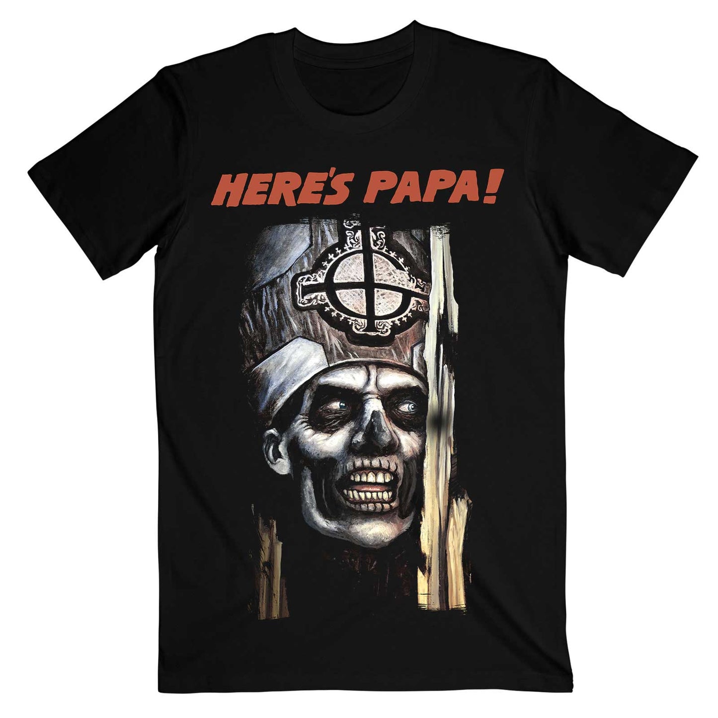 Ghost - Here's Papa! Tee Merch Church Merthyr