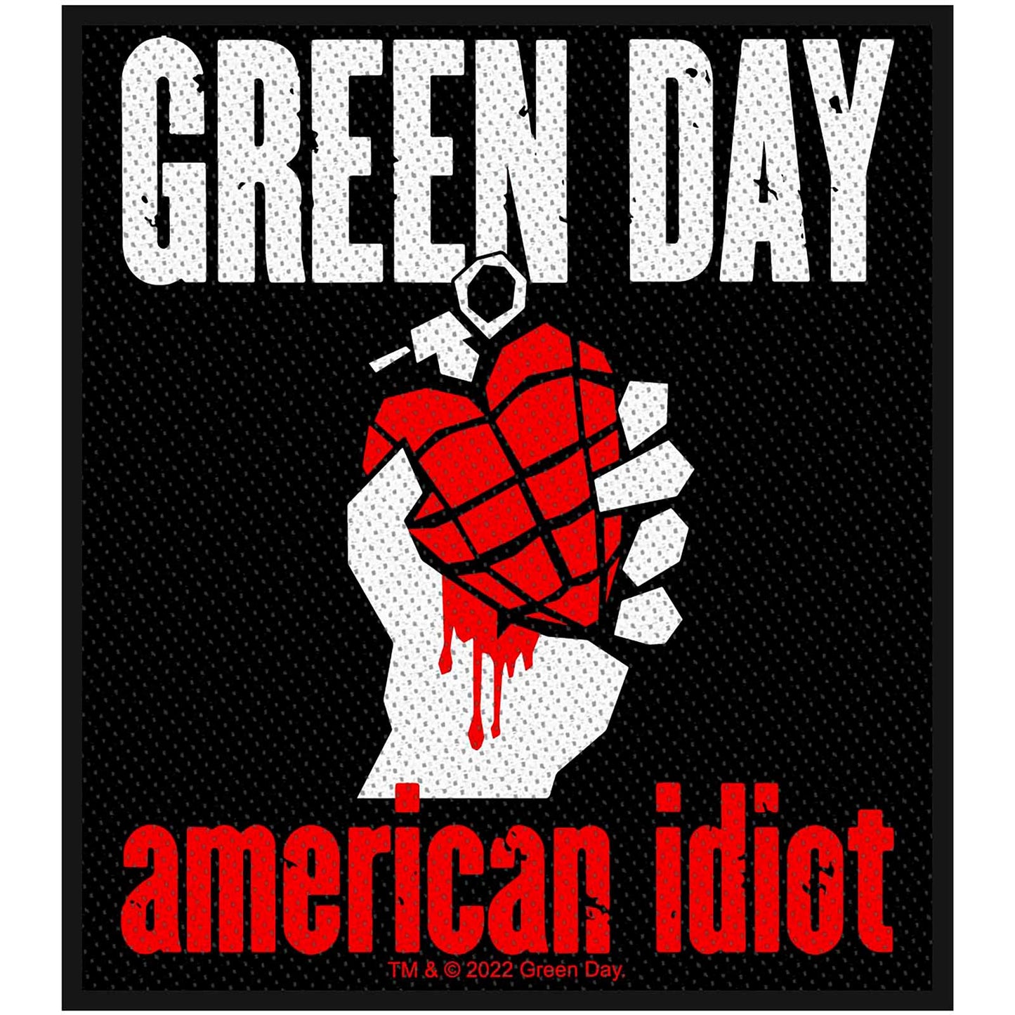 Green Day American Idiot Patch Merch Church Merthyr