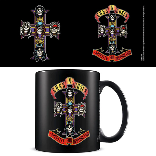 Guns N Roses - Appetite Logo Mug Merch Church Merthyr