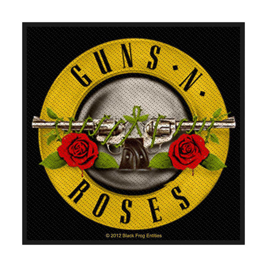 Guns N Roses - Bullet Logo Patch Merch Church Merthyr