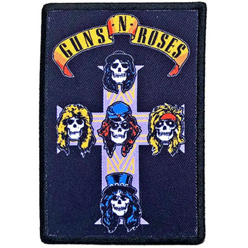 Guns N Roses - Nightrain Cross Patch Merch Church Merthyr