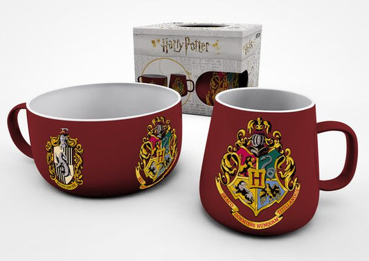 Harry Potter - Hogwarts Crests Breakfast Set Merch Church Merthyr