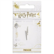 Harry Potter Pin Badge - Lightning With Crystals Merch Church Merthyr