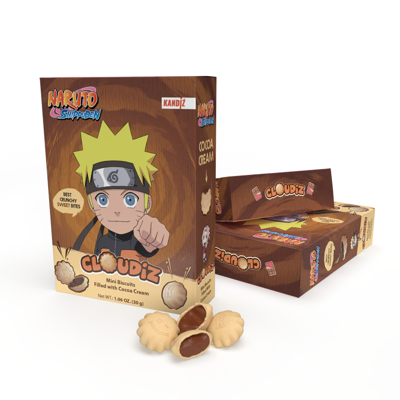 Naruto Cloudiz mini Chocolate biscuits