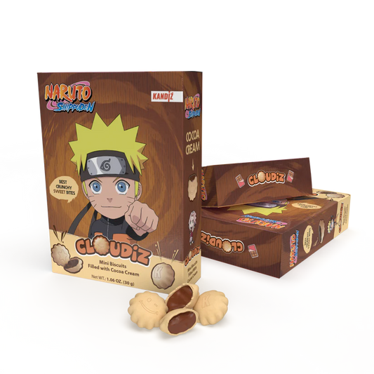 Naruto Cloudiz mini Chocolate biscuits