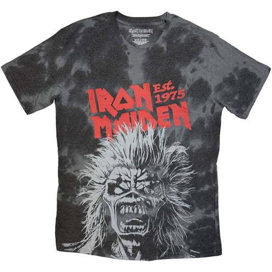 Iron Maiden Unisex T-Shirt: Jumbo Scream Head (Black)