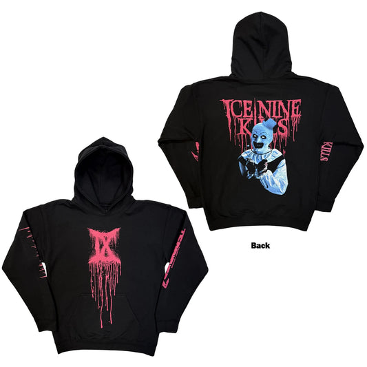 Ice Nine Kills Unisex Pullover Hoodie: Terrifier (Back Print).