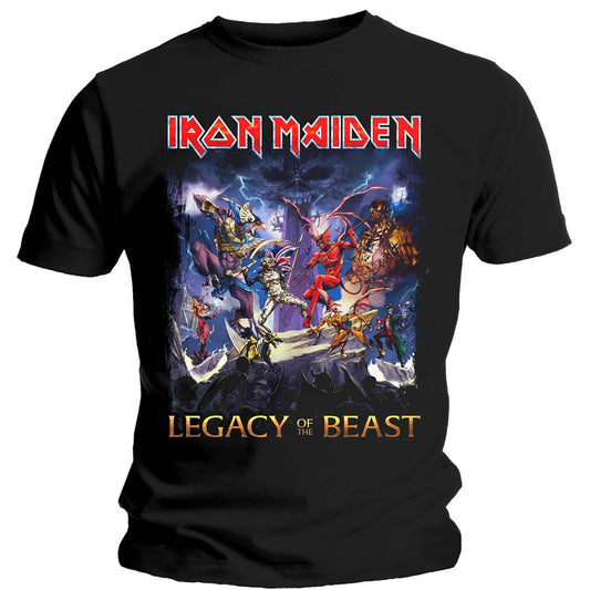 Iron Maiden - Legacy Of The Beast Tee Merch Church Merthyr